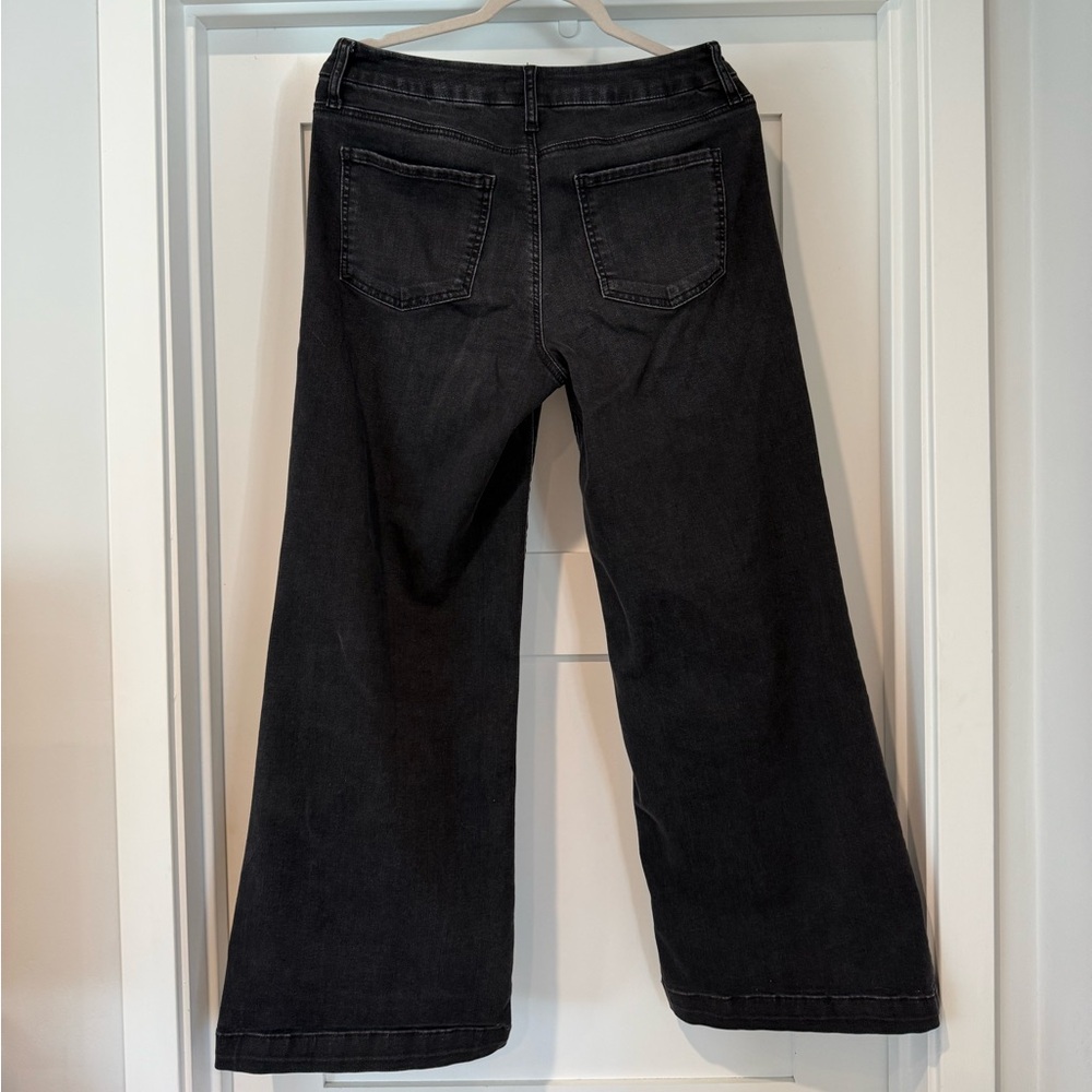 Meg High Rise Wide Leg Black - Picture 9 of 10